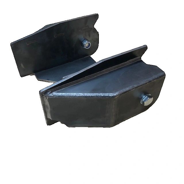 Weld on type Johnny joint to chassis mounting boxes to suit Defender